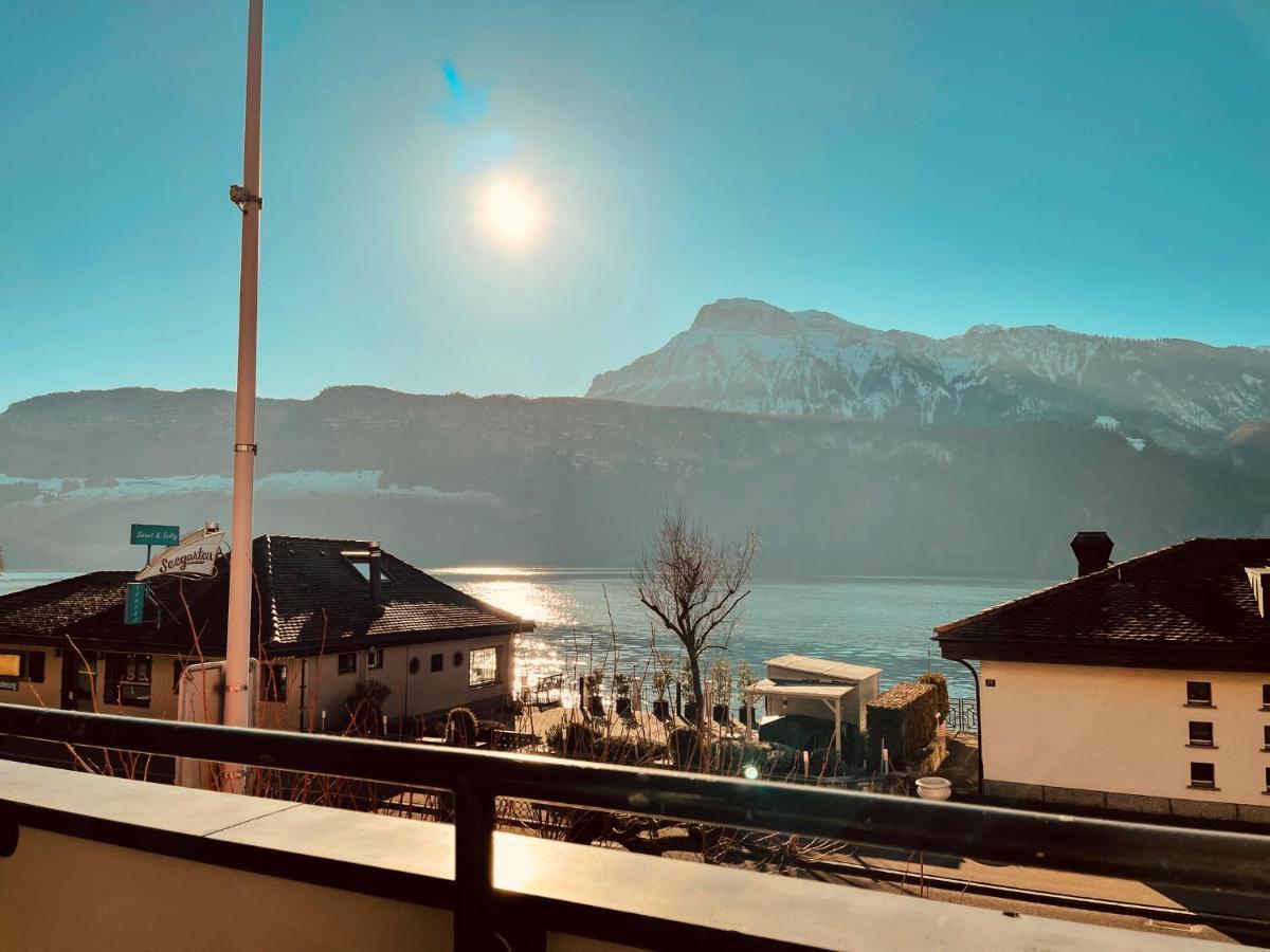 Seehotel Riviera At Lake Lucerne Gersau Exteriér fotografie