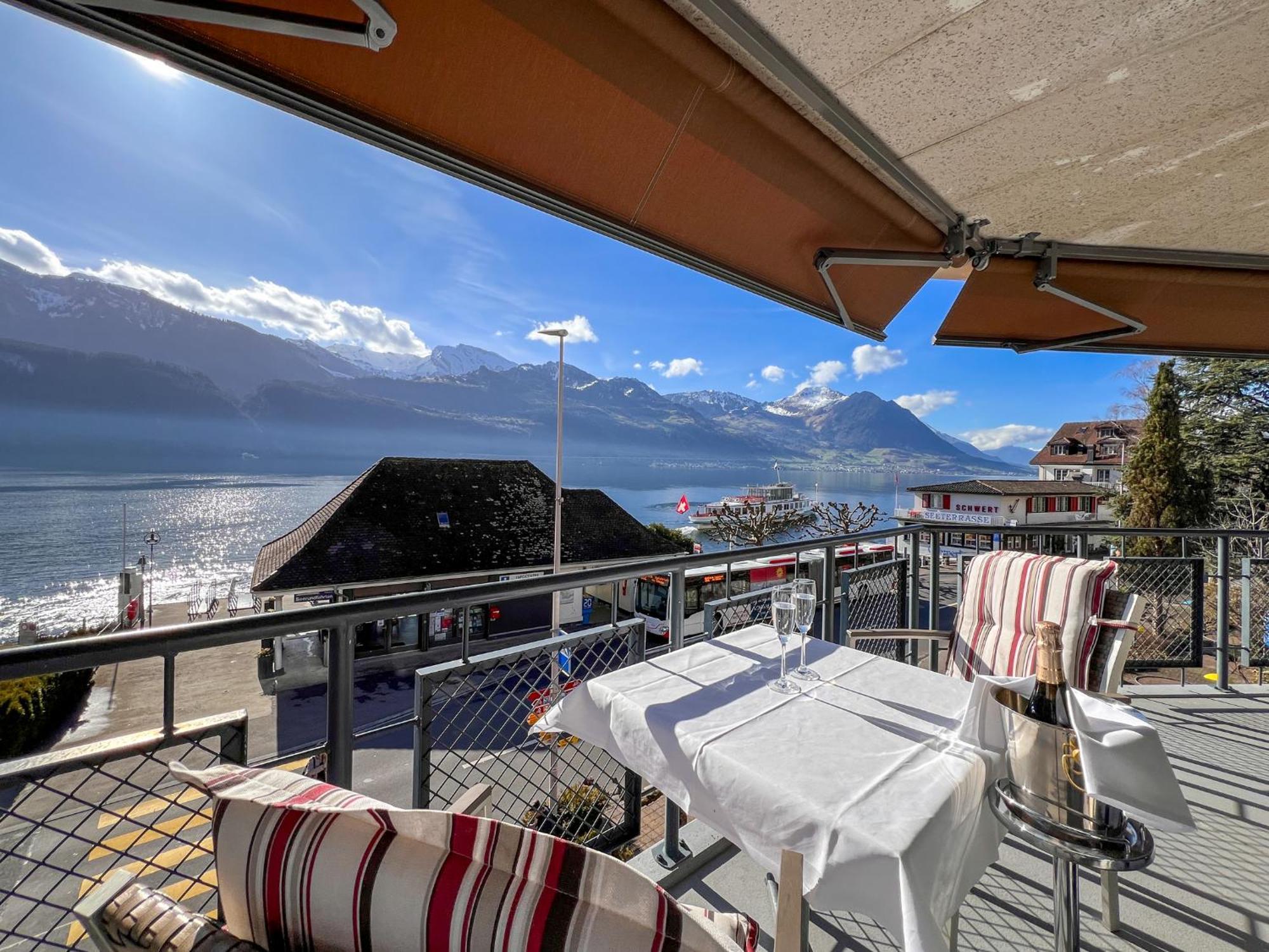 Seehotel Riviera At Lake Lucerne Gersau Exteriér fotografie