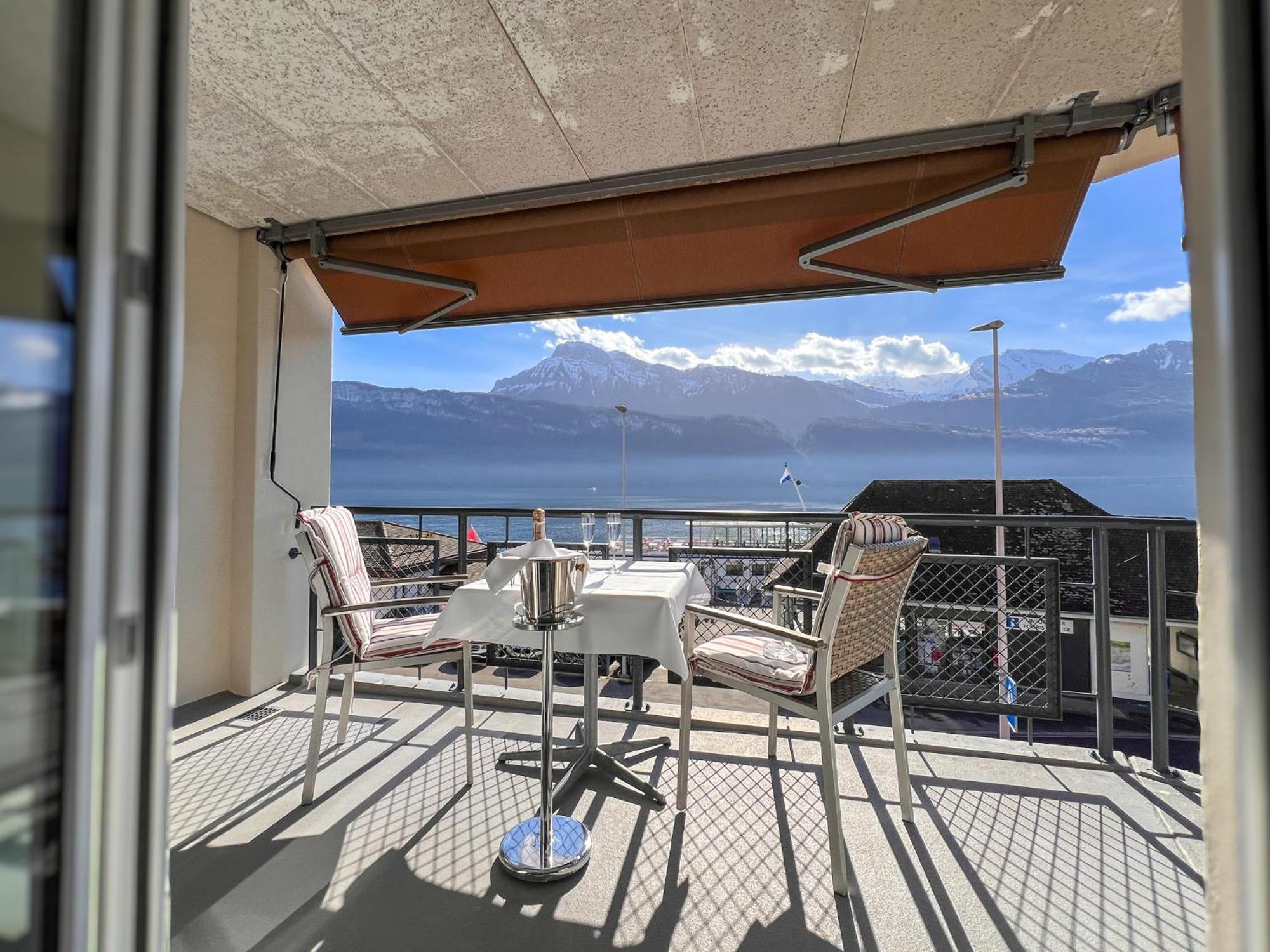 Seehotel Riviera At Lake Lucerne Gersau Exteriér fotografie