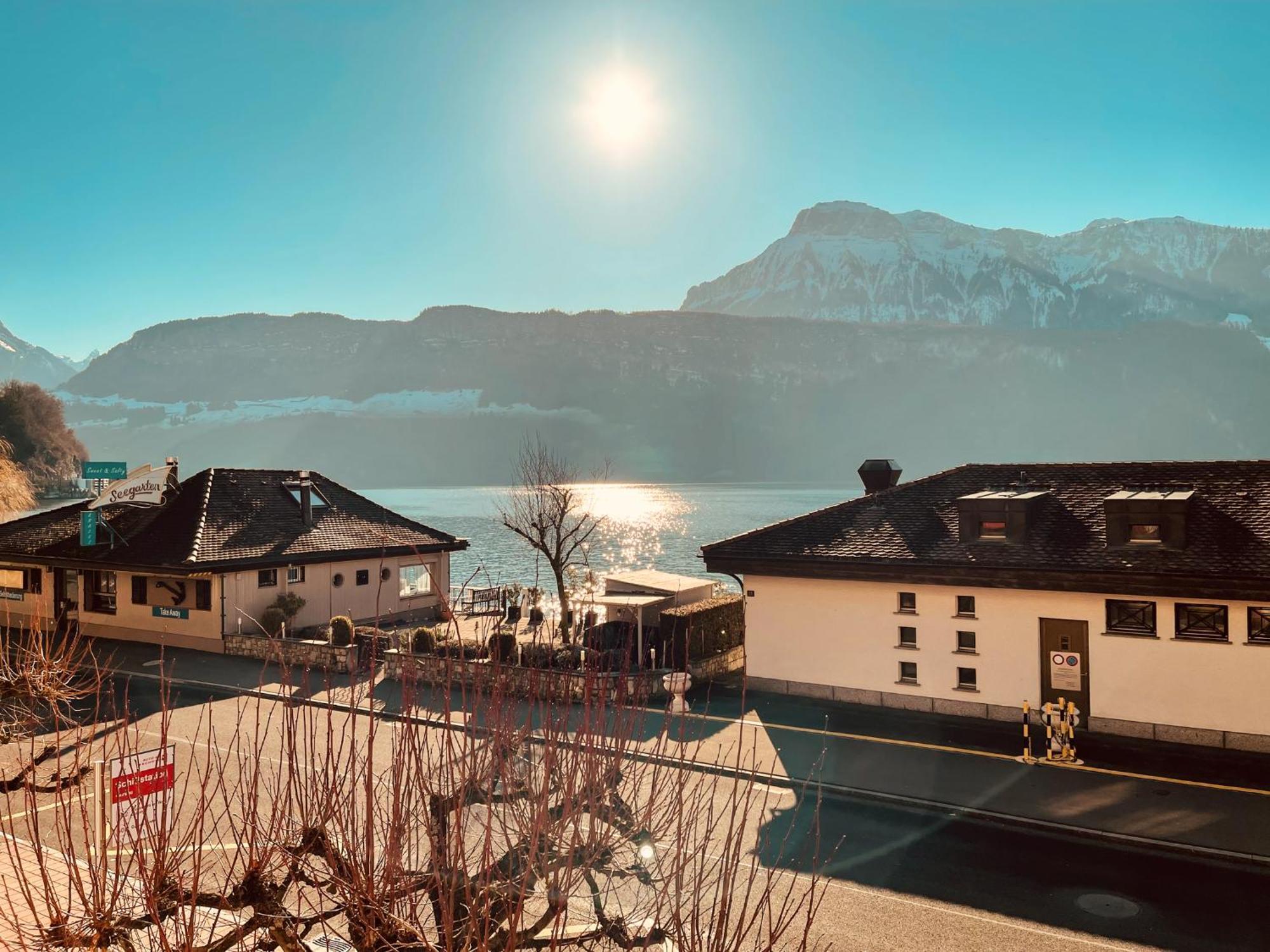 Seehotel Riviera At Lake Lucerne Gersau Exteriér fotografie